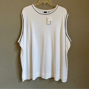 CST Sport‎ 4X white and navy sleeveless top new with tags